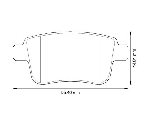 FREN BALATASI ARKA MERCEDES CITAN W415 12 . RENAULT KANGOO II 09