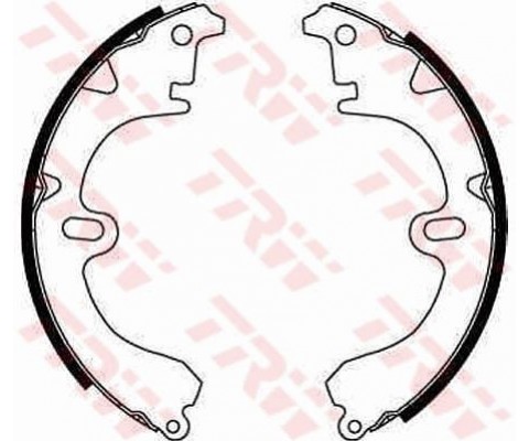 ARKA PABUÇ BALATA TOYOTA COROLLA 87-00 CARINA 83-97 CAMRY 83-91 200x37