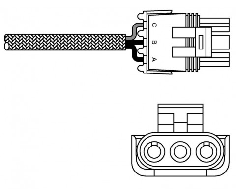 OKSİJEN SENSÖRÜ VECTRA A-B-OMEGA A 2.0-OMEGA A 3.0 24V 88-00