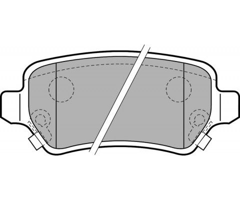 ARKA BALATA ASTRA G 98 ASTRA H 03.05 -MERIVA 05.03 ZAFIRA 00 COMBO 09.02