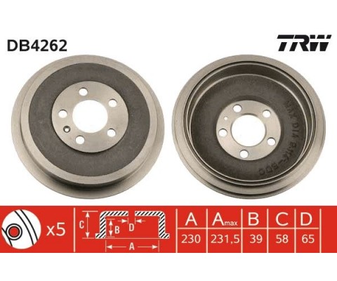 FREN KAMPANASI ARKA ROOMSTER 1.2 TDI-1.4-1.4 TDI-1.6-1.9 TDI 06 OCTAVİA 1.4-1.6-1.9 TDI 96-10