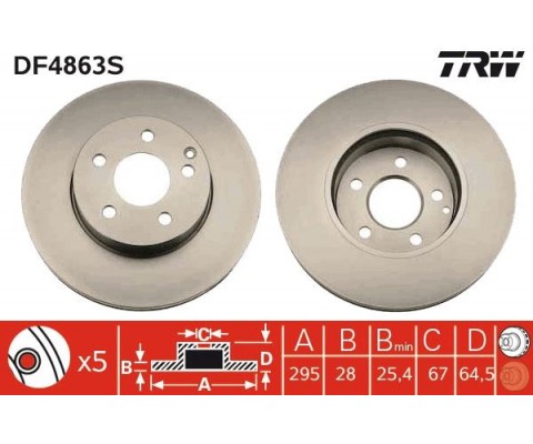 FREN DISKI ON MERCEDES W204 S204 C204 W212 S212 A207 R172