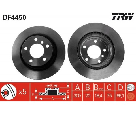 FREN DISKI ARKA BMW E87 E90 F20 F30 F32 F34 F36