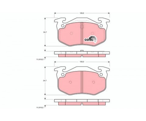 ARKA BALATA R9-R19-P106 96 P206 00 P306 97-01 MGN I-CLIO I-II -SAXO 96 XSARA 97