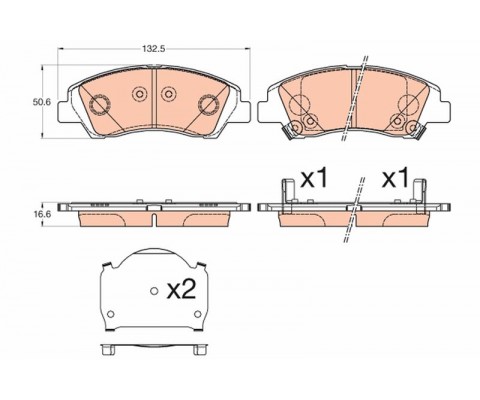 ÖN BALATA HYUNDAI İ10 1.0-1.2 13