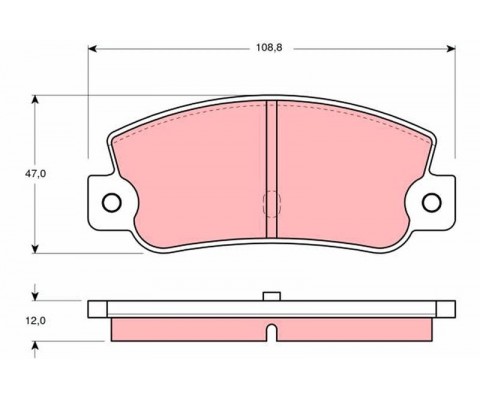 ARKA BALATA FIAT CROMA 1.6/2.0/2.0ie/2.0ie TURBO/1.9T/2.5D/2.5TD TMPR 2.0ie