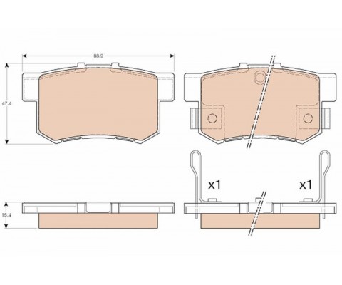 ARKA BALATA CIVIC VII 01-05 - CIVIC VIII 05 ACCORD VII 98-02 - ACCORD VIII 06