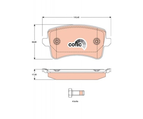 ARKA BALATA A4-A5-Q5 09 GDB1765