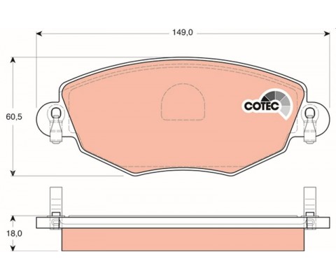 ON FREN BALATASI MONDEO III 00 07 JAGUAR X TYPE 04 09