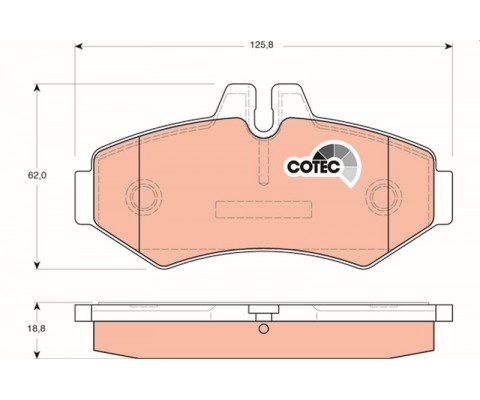 FREN BALATASI ARKA MERCEDES W463 B901 B904 . VW LT 28-35-46