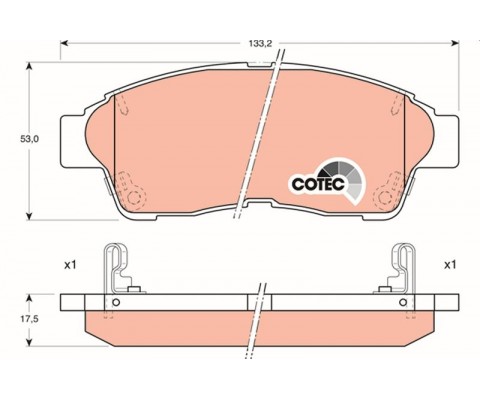 ÖN BALATA COROLLA 92-97 CARINA 93-97 RAV4 2.0 94-00 CAMRY 2.2 92-01