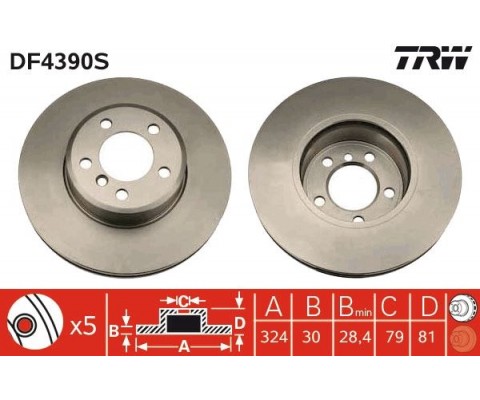 FREN DISKI ON ADET BMW E65 E66 02 08