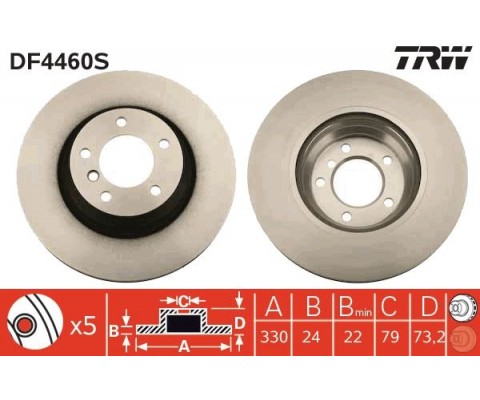 FREN DISKI ON BMW E82 E87 E88 E90 E92 E93 E84 ADET