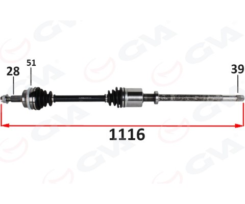 ÖN AKS SAĞ RENAULT MASTER II FD 2.5 DCI ABSLI 51 DIS 28X39 06-10