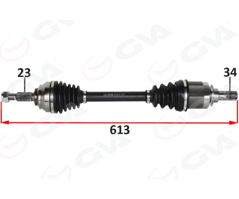 ÖN AKS SOL RENAULT CLIO IV 1.5 DCI A-T 12-