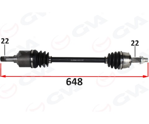 KOMPLE AKS SOL ON FIAT GRANDE PUNTO 199 1.2 MPI M-T 05-12