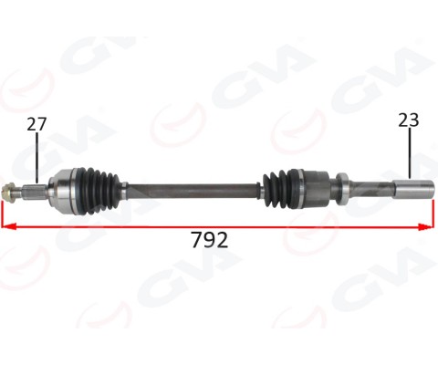 KOMPLE AKS SAG ON RENAULT LAGUNA II BG0/1 1.6i 16v M-T JH3 01-07