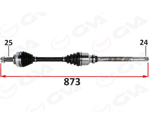 KOMPLE AKS ÖN SAĞ PSA PARTNER ORTA KASA 1.6 HDI ABSLI 03-08