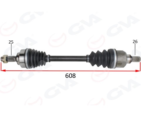 KOMPLE AKS SOL ON PSA 307 3A/C 1.6 A-T 00-07