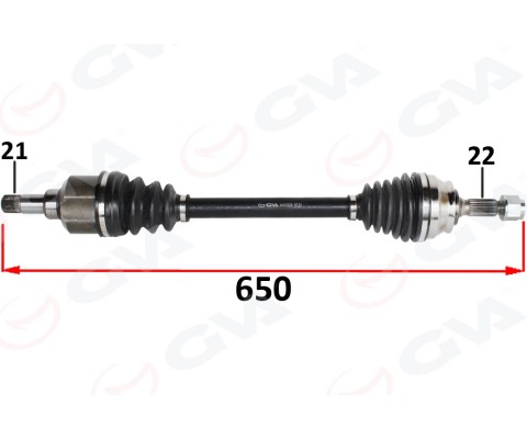 KOMPLE AKS SOL ON PSA 2008 I 1.2 M-T 05- CITROEN C3 III 1.2 M-T 16- C4 CACTUS 1.2 M-T 14-