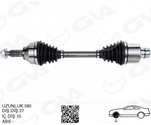 ÖN AKS KOMPLE SAĞ FORD MONDEO III 1.8 -2.0 16V 00 07