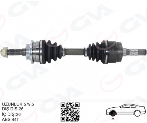 ON AKS SAG KOMPLE RANGER 2.5D -2.5TD 02 12 MAZDA B-SERIE 2.5 D 4WD 02 06 ABS LI 4 4