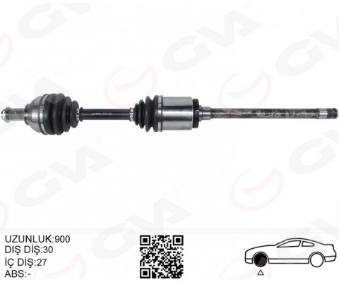 KOMPLE AKS ÖN SAĞ BMW E46 XD Xİ 900MM