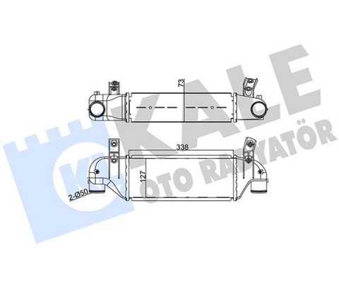 TURBO INTERCOOLER RADYATORU FOCUS 1.8TDCI 98 05 CONNECT 1.8 TDCI 04 09- 338 127 73