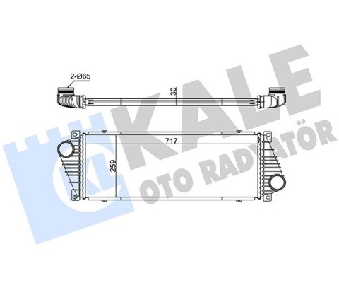 TURBOSARJ RADYATORU MERCEDES SPRINTER B901 B905 . VW LT 28-35-46