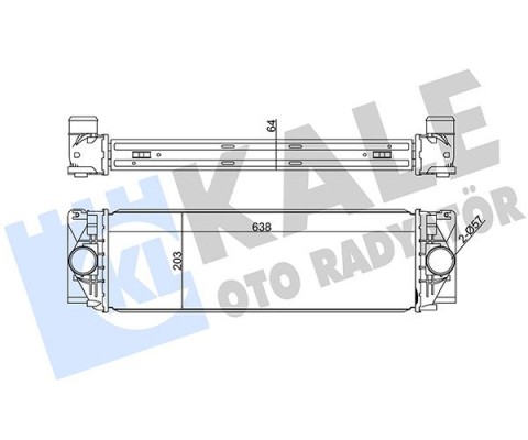 TURBOSARJ RADYATORU MERCEDES SPRINTER B906 . VW CRAFTER 30-35-50