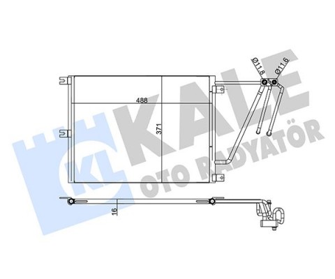 KLİMA KONDENSERİ OPEL VECTRA B ESTATE-HATCHBACK AL-AL