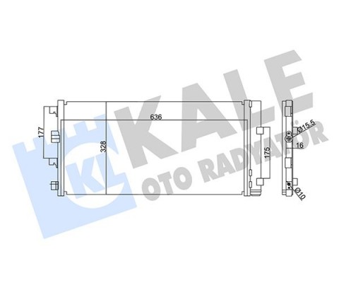 KLİMA KONDENSERİ DACIA DUSTER AL-AL