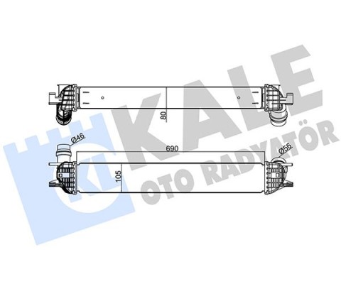 TURBO RADYATÖRÜ INTERCOOLER LAGUNA COUPE-LAGUNA III-LATITUDE 1.5 DCI AL-PL-BRZ