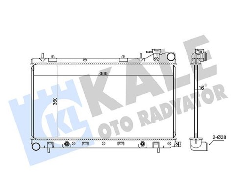 RADYATÖR SUBARU SUBARU FORESTER AL-PL-BRZ