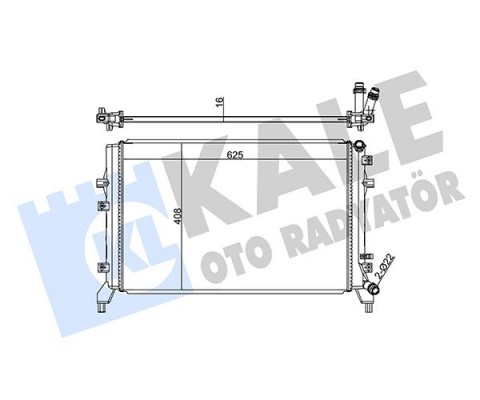 RADYATÖR VW CADDY III-EOS-GOLF PLUS-GOLF V-VI-JETTA III-JETTA IV-PASSAT-SCIROCCO-TOURAN AL-PL-BRZ