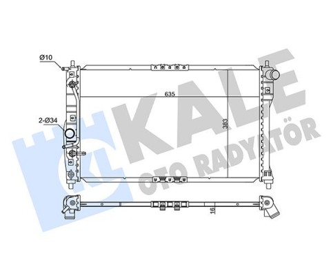 RADYATÖR DAEWOO LANOS CHERY CHANCE-SEN S AL-PL-BRZ