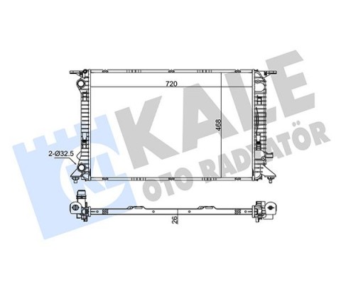 RADYATÖR AUDI AUDI A4-A5-A6-Q3-Q5 AL-PL-BRZ