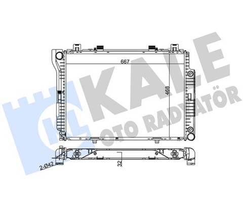 MOTOR SU RADYATORU MERCEDES S-CLASS W140 93 98