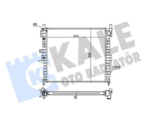 MOTOR SU RADYATORU MERCEDES ML-CLASS W163 98 05