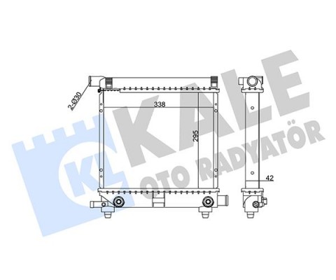 MOTOR SU RADYATORU MERCEDES W201 W124 S124 KLIMASIZ / OTOMATIK SANZIMAN