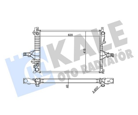 RADYATÖR VOLVO S60 01 10 S80 98-06 V70 00 07 XC70 00 07