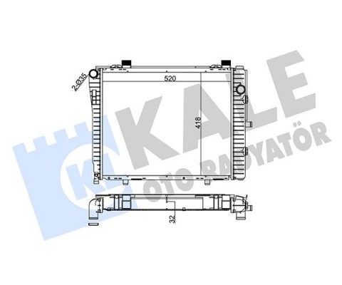 MOTOR SU RADYATORU MERCEDES W202 S202 C208 A208