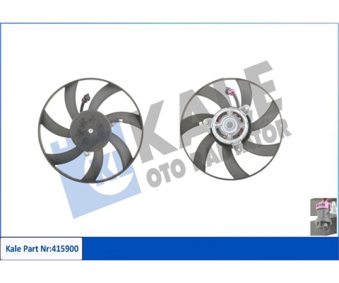 FAN MOTORU DAVLUMBAZLI SAĞ SEAT CORDOBA-IBIZA II-III VW CADDY II-POLO-POLO CLASSIC 120W-302mm