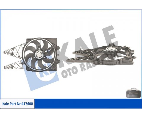 FAN MOTORU DAVLUMBAZLI FIAT GRANDE PUNTO 1.3D 05 450W-405mm