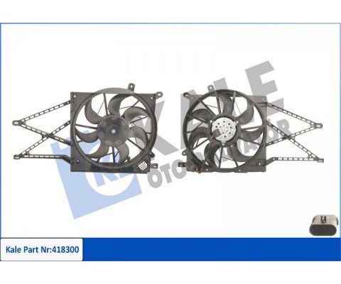 FAN MOTORU DAVLUMBAZLI OPEL ASTRA G-ZAFIRA A 250W-380mm