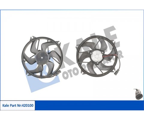 FAN MOTORU PERVANE CITROEN C4 I-II-DS4 PEUGEOT P307-P307 CC-P307 SW 200W-385mm