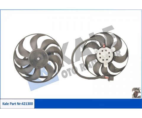 FAN MOTORU PERVANELİ AUDI A3-TT-SEAT CORDOBA-IBIZA IV-V-LEON-TOLEDO II-SKODA FABIA 220-60W-290mm DAVLUMBAZ YOK