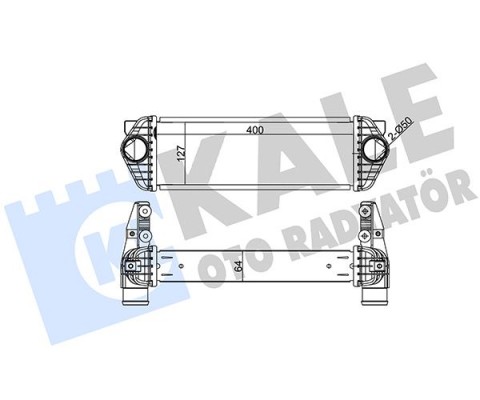 TURBO INTERCOLL RADYATORU TRANSİT CONNECT TC7 06 14 1.8DI 1.8 TDCI AL PL SYSTEM