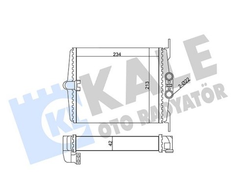 KALORIFER RADYATORU MERCEDES S-CLASS W140 SASI NO: A133638