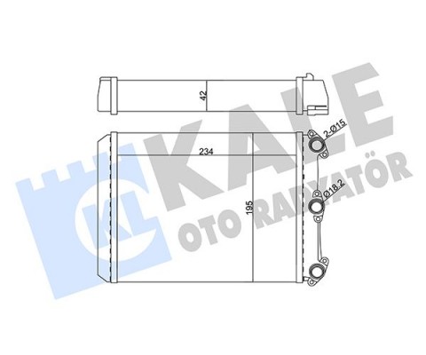 KALORIFER RADYATORU MERCEDES W123 S123 C123